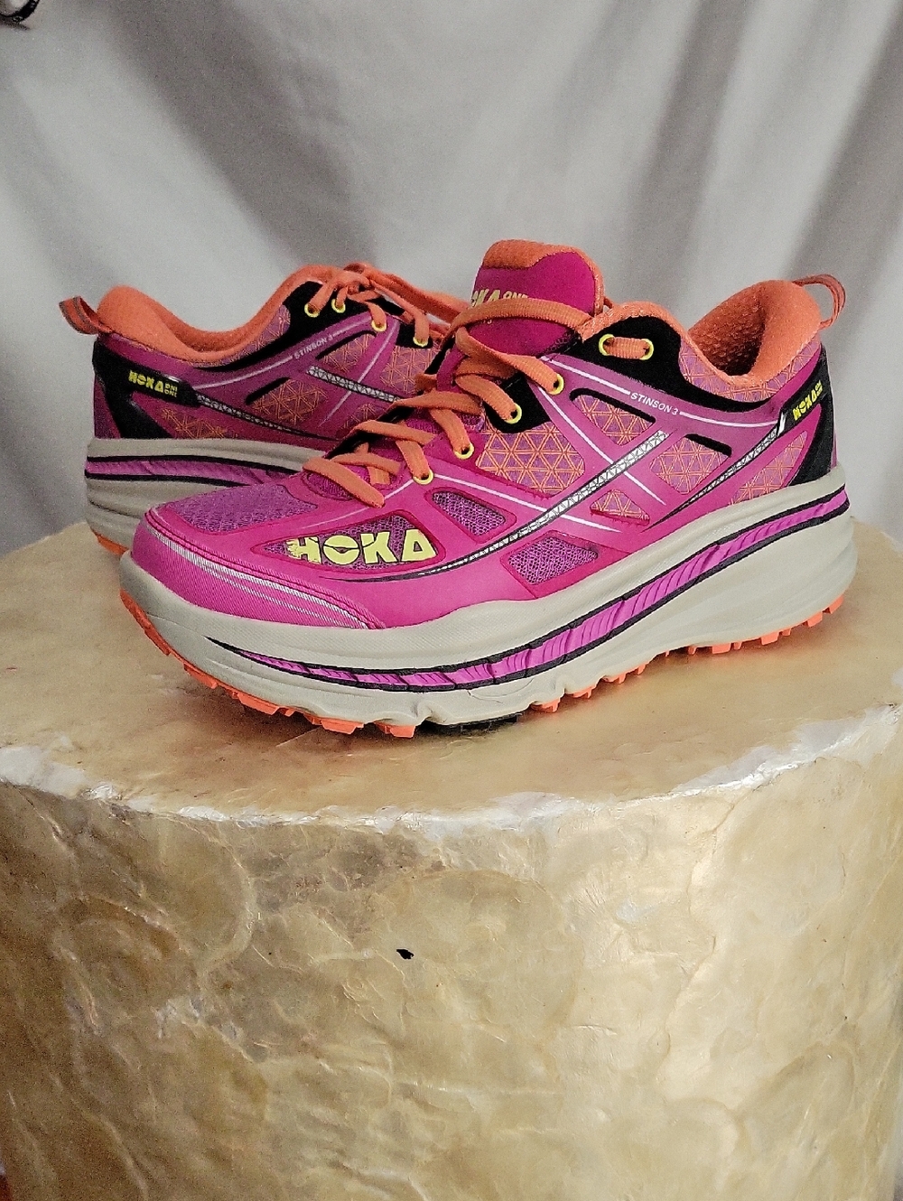 Hoka One One Stinson 3 ATR running shoes in size 10